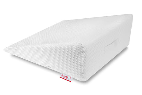 Cuscino a Cuneo Antireflusso 2in1 a Spessore Regolabile da 24 a 18 cm 