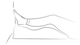 Cuscino senza inserto 12 cm per sollevare meno le gambe